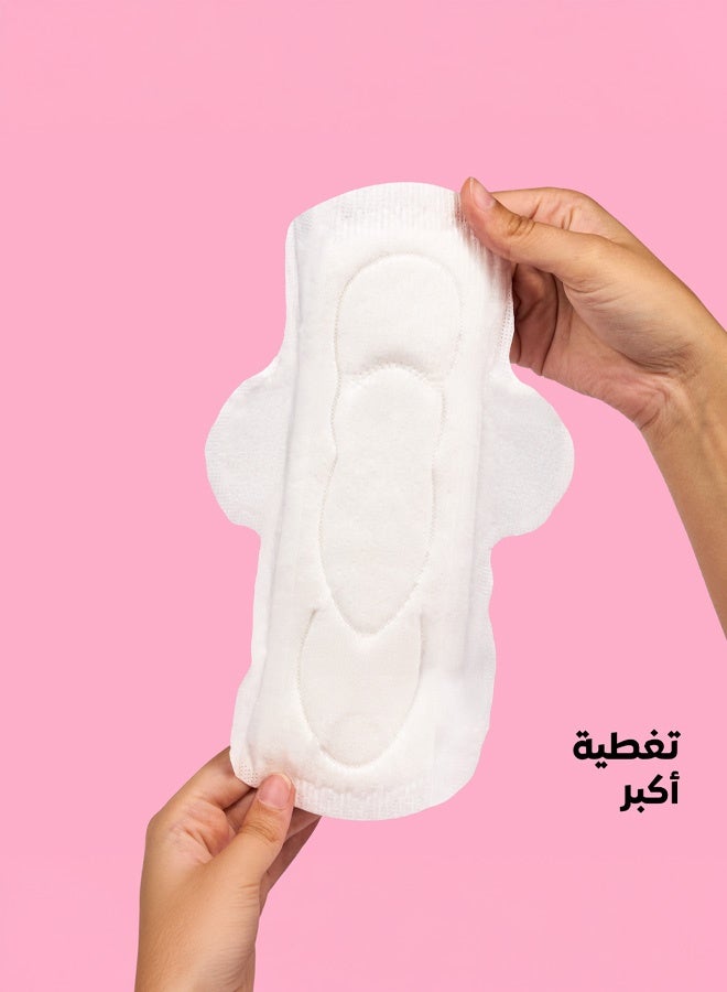 روز فوط روز العضوية الصغيرة | قطن طبيعي 100% | 14 فوطة | حماية مناسبة للنزيف المتوسط - Image 2